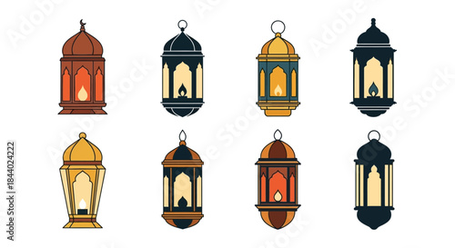 Collection of Islamic Lanterns Collection