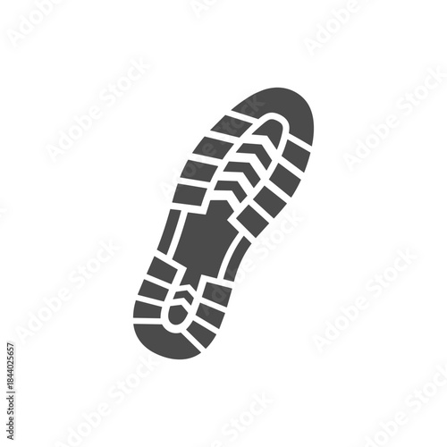 Detailed Shoe Sole Impression A Study in Texture and Design.