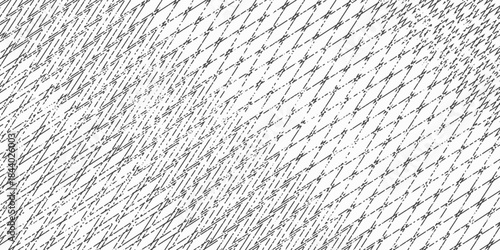 Vector fabric texture. Distressed texture of weaving fabric. Grunge background. Abstract halftone vector illustration. Overlay to create interesting effect and depth.