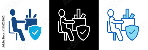 Job Loss Insurance triplestyle icon