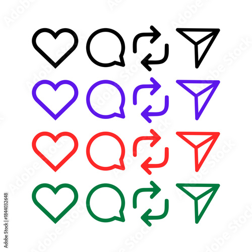 set of icons for web