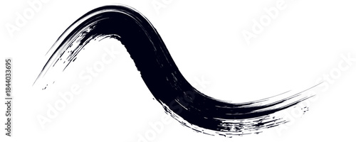 Paint brush stroke modern for black ink paint, grunge design elements, dirt banner, watercolor design. i