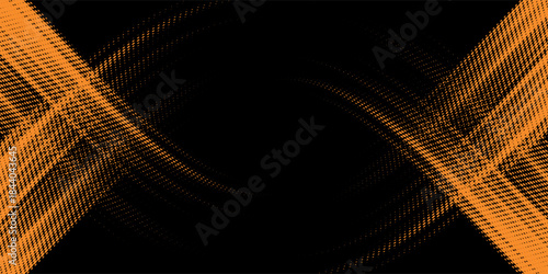 orange black brush Car sticker wrap pattern banner abstract sporty lines black orange color combination grunge brush modern pattern racing motorsport vector design.