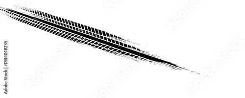 Vector Print Textured Tire Track . Design Element . Car tread silhouette . Mud splash grunge texture,Eps10