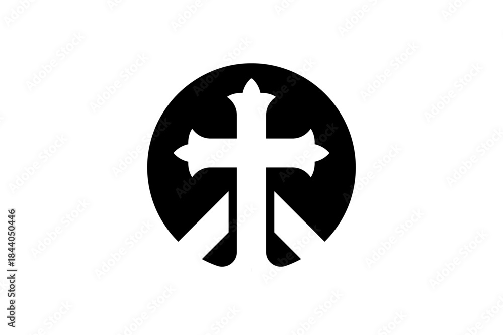 Fototapeta premium Abstract Modern Logo Mark – Clean Minimal Geometric Design, Vector Illustration