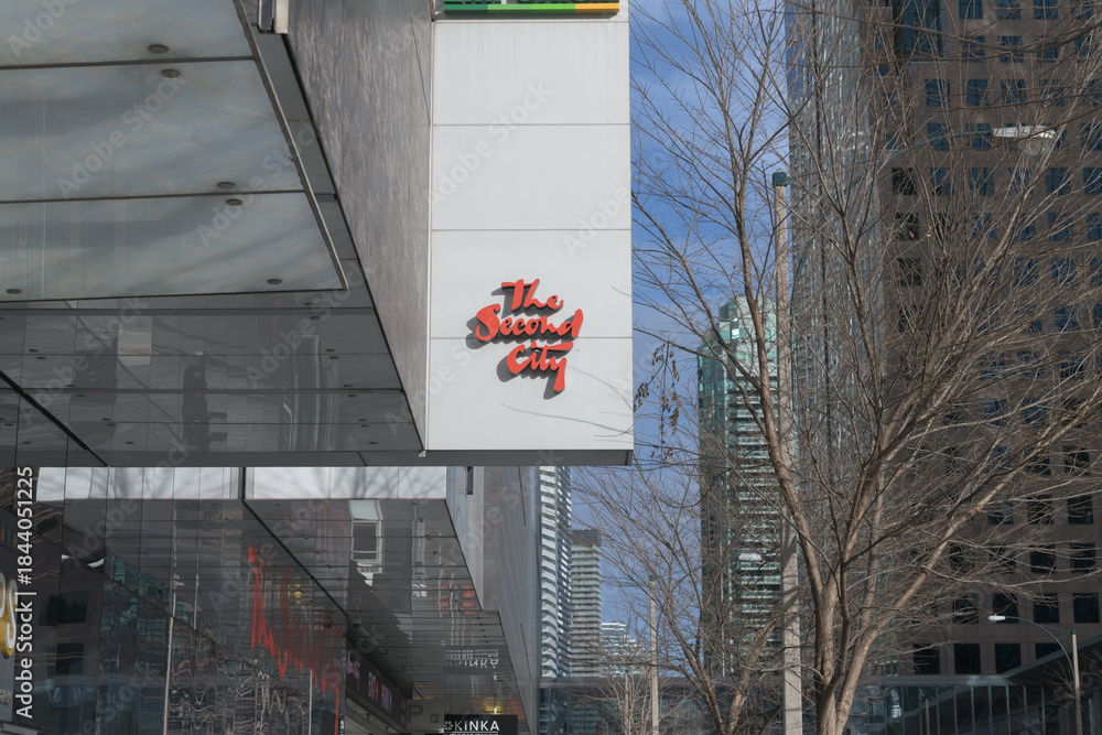 Fototapeta premium The Second City, performing arts theatre, located at One York Street, Toronto