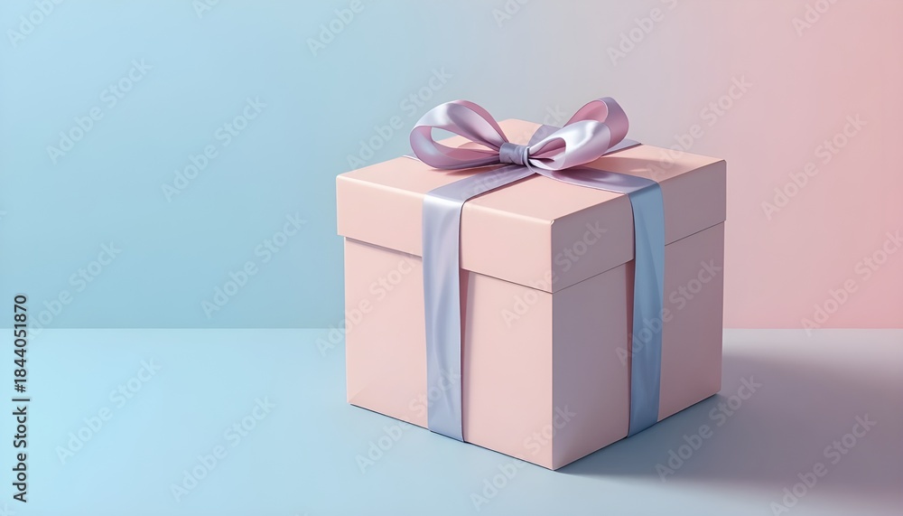 Fototapeta premium Minimalist Modern Gift Box Vector