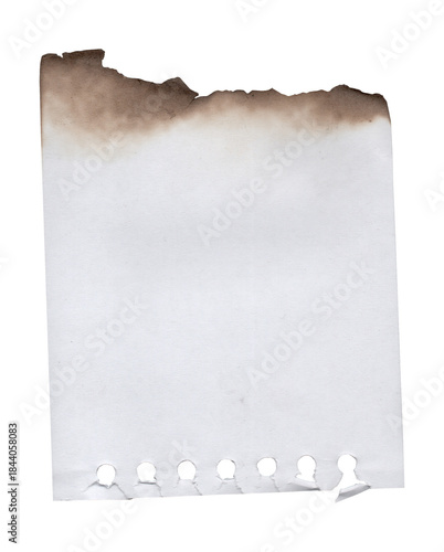 Transparent Stylish Cool Burned Paper Edge Texture