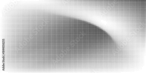 Grunge halftone gradient background. Faded grit noise texture. White and black sand wallpaper. Retro pixelated backdrop. Anime or manga style comic overlay.