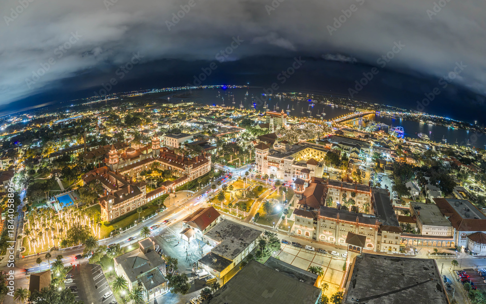 Fototapeta premium St. Augustine Night of Lights