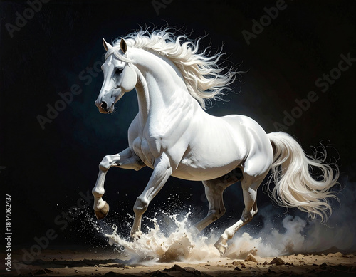 馬　干支　生成AI　年賀状　