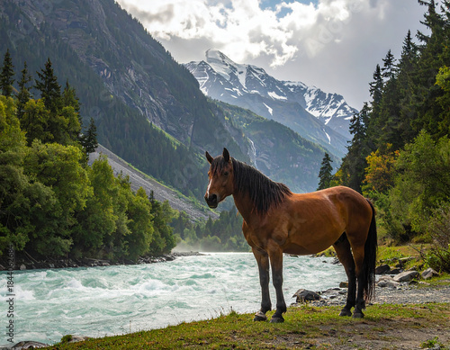 馬　干支　生成AI　年賀状　