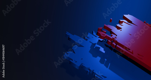abstract 3d render paint color wallpaper