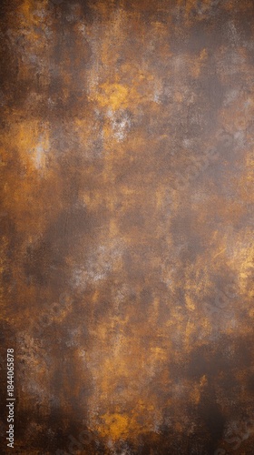 Sophisticated gold border on rich brown and black abstract gradient background texture.