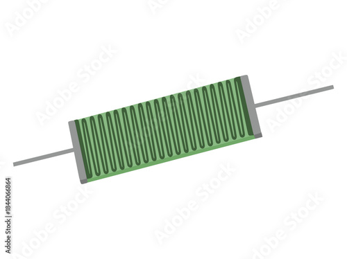 Thick Film Type Resistor Illustration