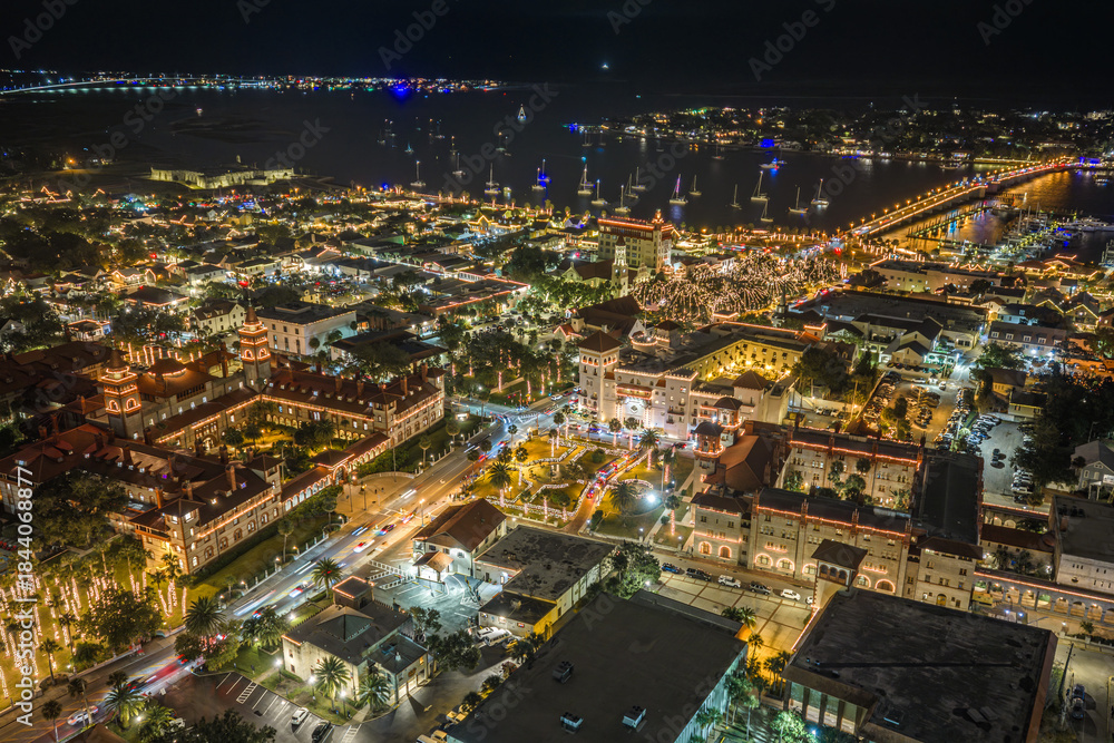Fototapeta premium St. Augustine Night of Lights