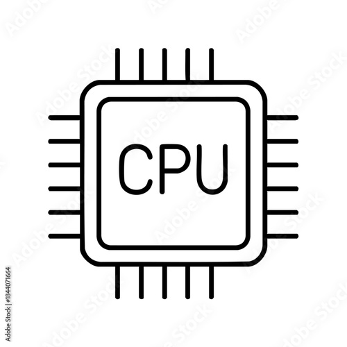 cpu_chip_minimalist_icon_vector