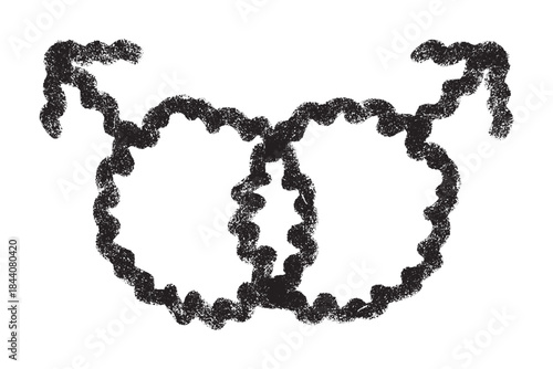 Hand drawn homosexual identity sign Symbol used to represent sex and gender