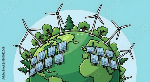 Sustainable Planet Earth Powered by Clean Renewable Energy Sources and Green Technologies
