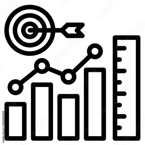 optimization, Performance boost, system tuning, speed enhancement, optimization, cloud and network optimization, web development,  outline icon vector design illustrator