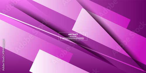 Abstract purple banner background with overlapping square pattern concept design. Vector eps10