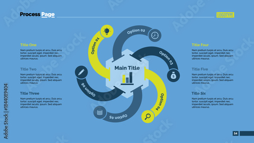 Six Points Plan Slide Template