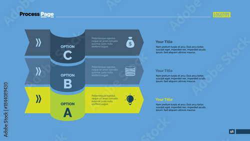 Three Options Plan Slide Template