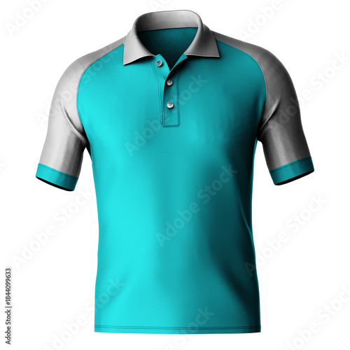 You Do Not Need To Be A Professional If You Use This Front View Terrific Raglan Shirt Mockup In Scuba Blue Color, In Your Designing Work