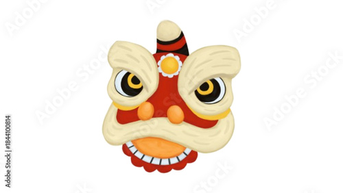 Face the dragon in chinese year