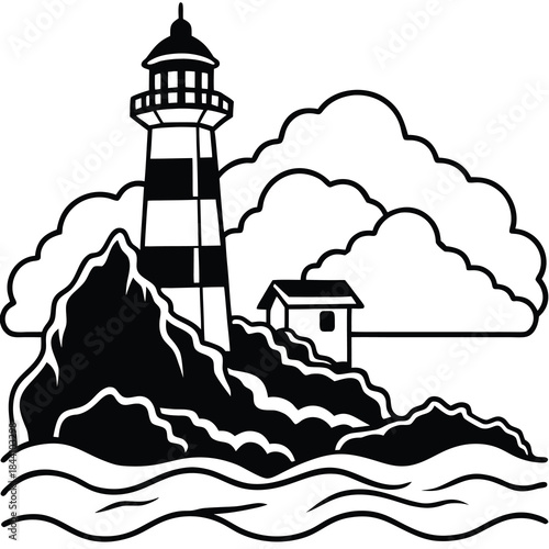 lighthouse on the beach