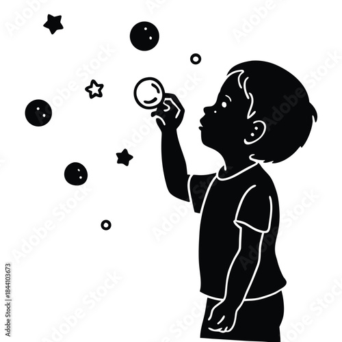 boy playing with ball