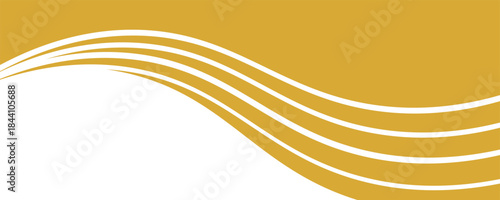 Abstract banner background design. Banner template with dynamic wave shapes. modern design