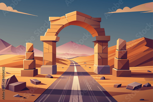 Discover a timeless journey through desert landscapes, perfect for travel inspiration, historical fiction, and adding a touch of adventure to your designs