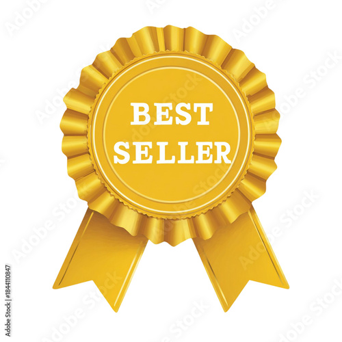 Decorative Best Seller Banner Transparent PNG