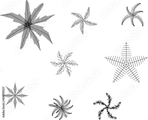 vector sketch illustration silhouette design image icon logo symbol plant for floor plan making