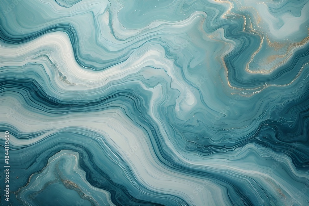 Fototapeta premium Abstract Marble Swirl Pattern with Cinematic Lighting and Fluid Texture