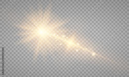 Vector transparent sunlight special lens flare light effect. Stock royalty free vector illustration. PNG