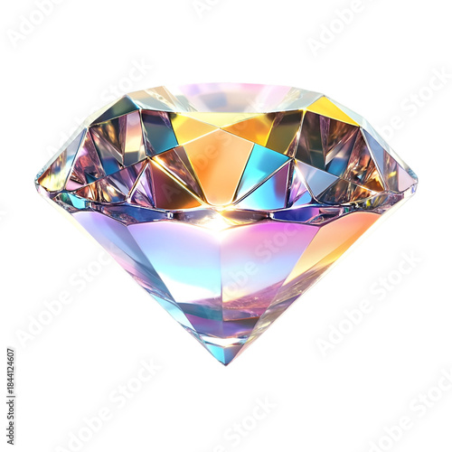 diamond on white background
