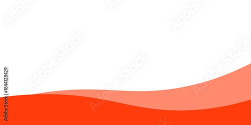 Separator, wave footer, modern divider shape for bottom of the web site page