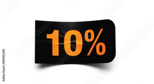 Discount 10 Percent Off Sale Sign