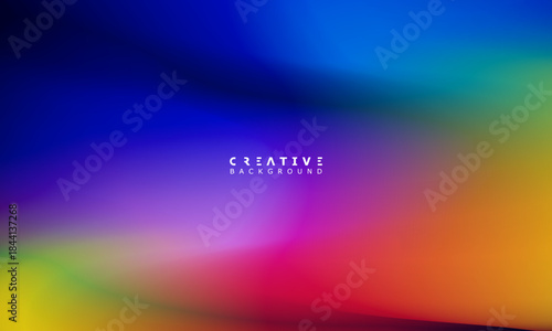 Abstract Dynamic Gradient Background. Soft colorful Fluid Color Gradient. Design Template For ads, Banner, Poster, Cover, Web, Brochure, Wallpaper, and flyer. Vector