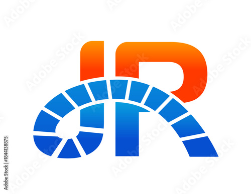 jr initial logo,jr monogram logo,jr letter logo,jr icon logo,jr alphabet logo,jr creative logo,jr logo image