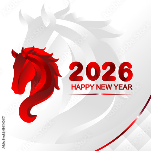 2026, abstract, animal, banner, bright, business, calendar, celebration, chinese zodiac, clean, contemporary, corporate, creative, design, digital, dynamic, energy, event, flyer, freedom, graphic, gre