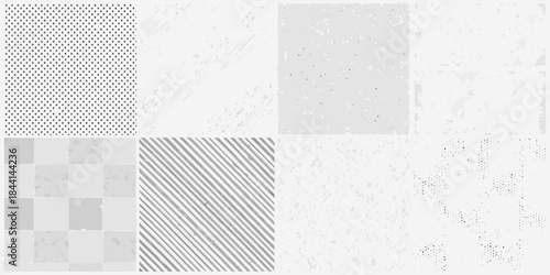 Four abstract grayscale textures displayed in a square grid arrangement