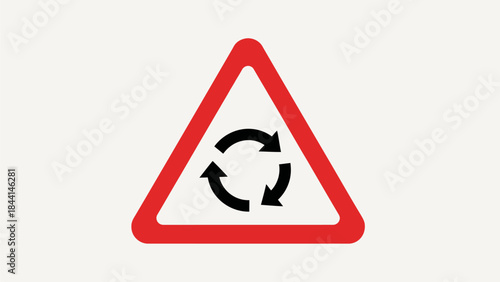 A yellow triangle warning sign with a black pedestrian symbol isolated on white to caution traffic and ensure road safety