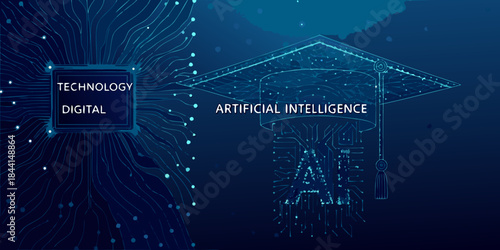 Digital learning and artificial intelligence a modern educational technology concept