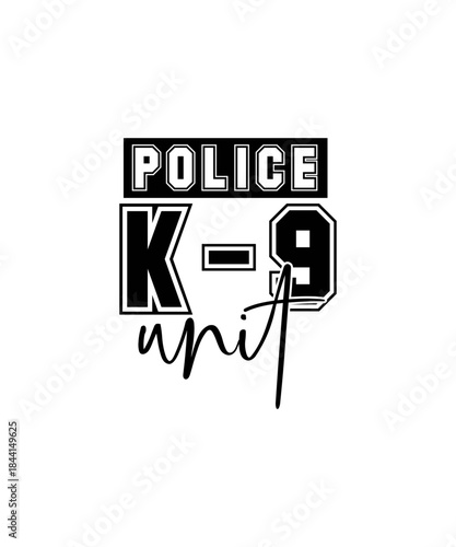police k-9 unit svg