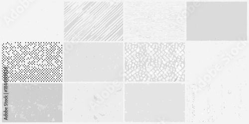 A collection of nine square grayscale textures with varying patterns