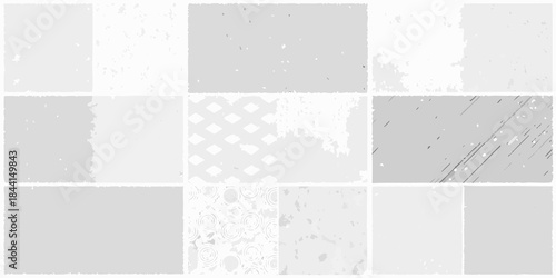 A collection of nine grayscale square textured backgrounds arranged in a grid