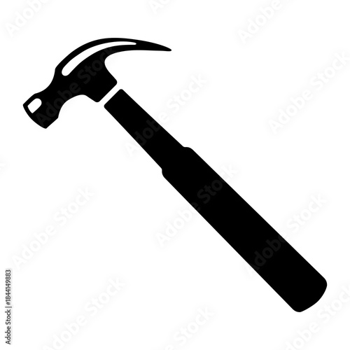 Hammer icon. Simple flat vector illustration EPS10 isolated on white background